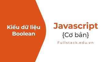 Kiểu dữ liệu Boolean (Boolean data type) trong JavaScript