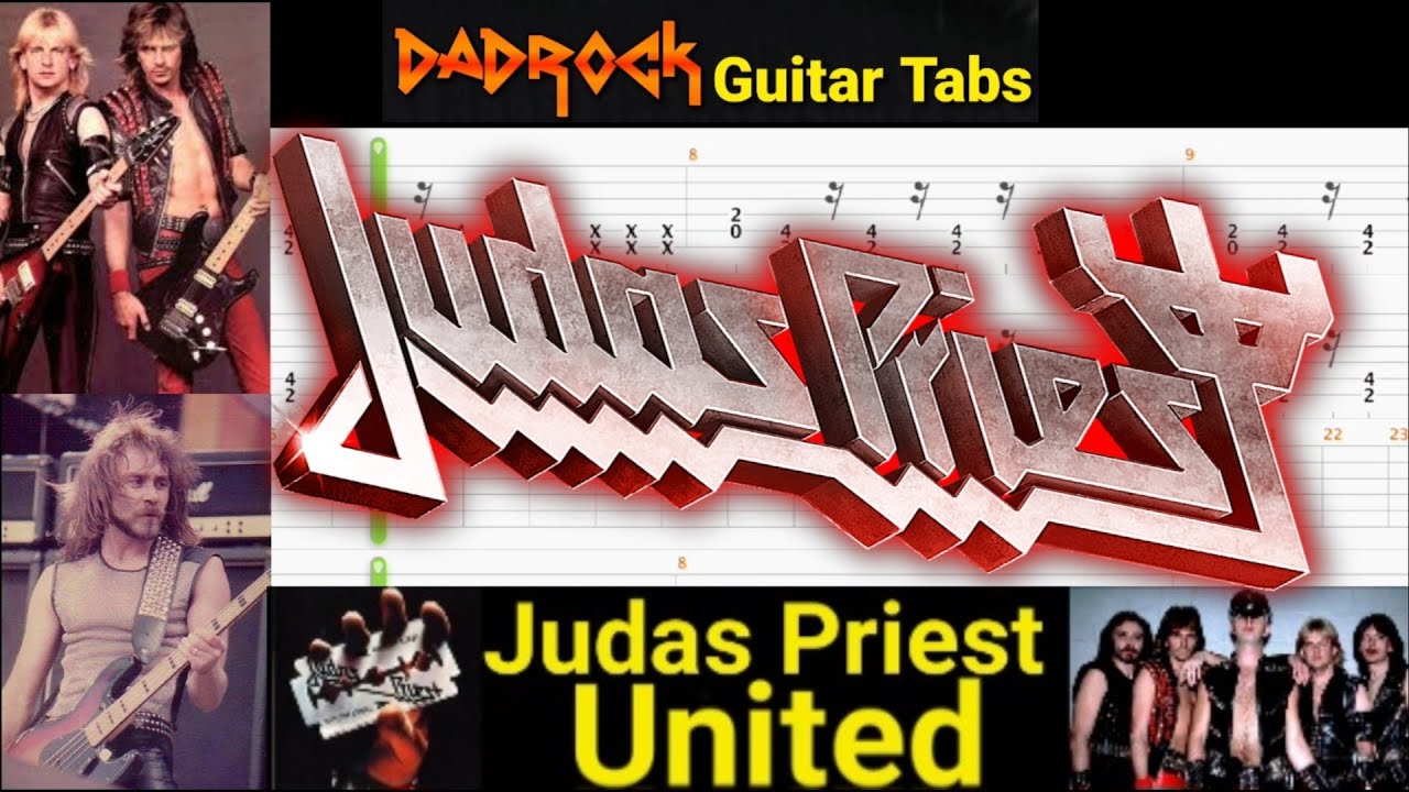 United Judas Priest Guitar + Bass TABS Lesson YouTube