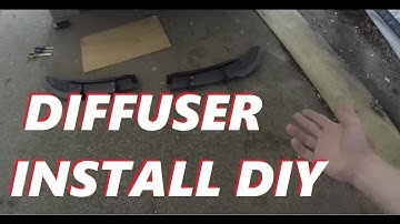 Installing a Maxton Design Diffuser on my VW Mk6 Golf R!! DIY