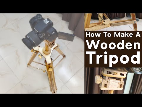 how to make a wooden handmade tripod | DIY | Camera Stand | Phone Tripod | #Order