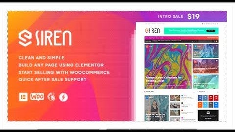 Siren - News Magazine Elementor WordPress Theme | Themeforest Templates