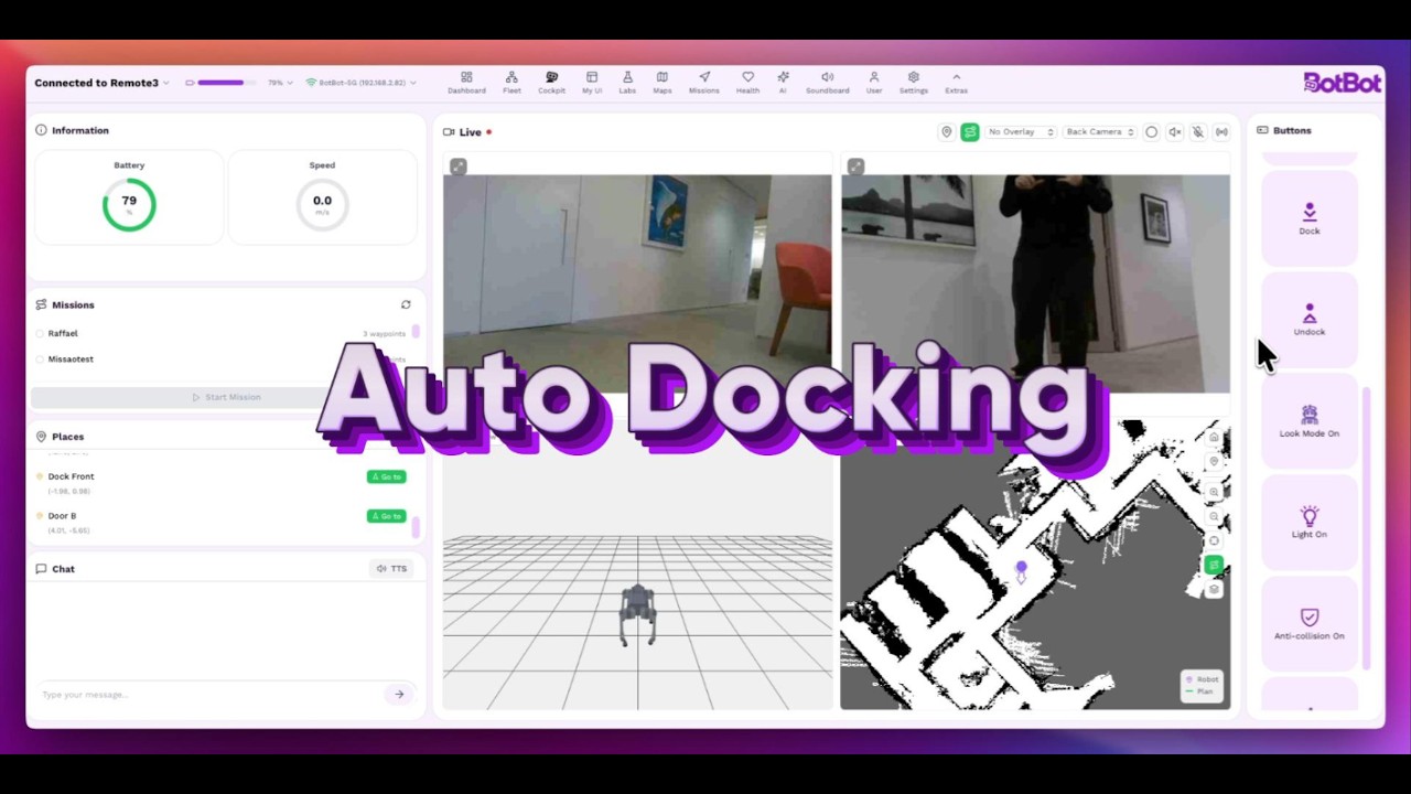 Autonomous Docking and Undocking - YouTube