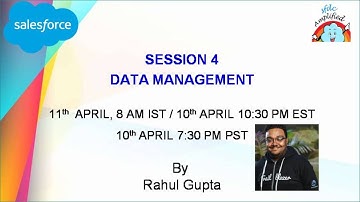 Session 4: Data Management