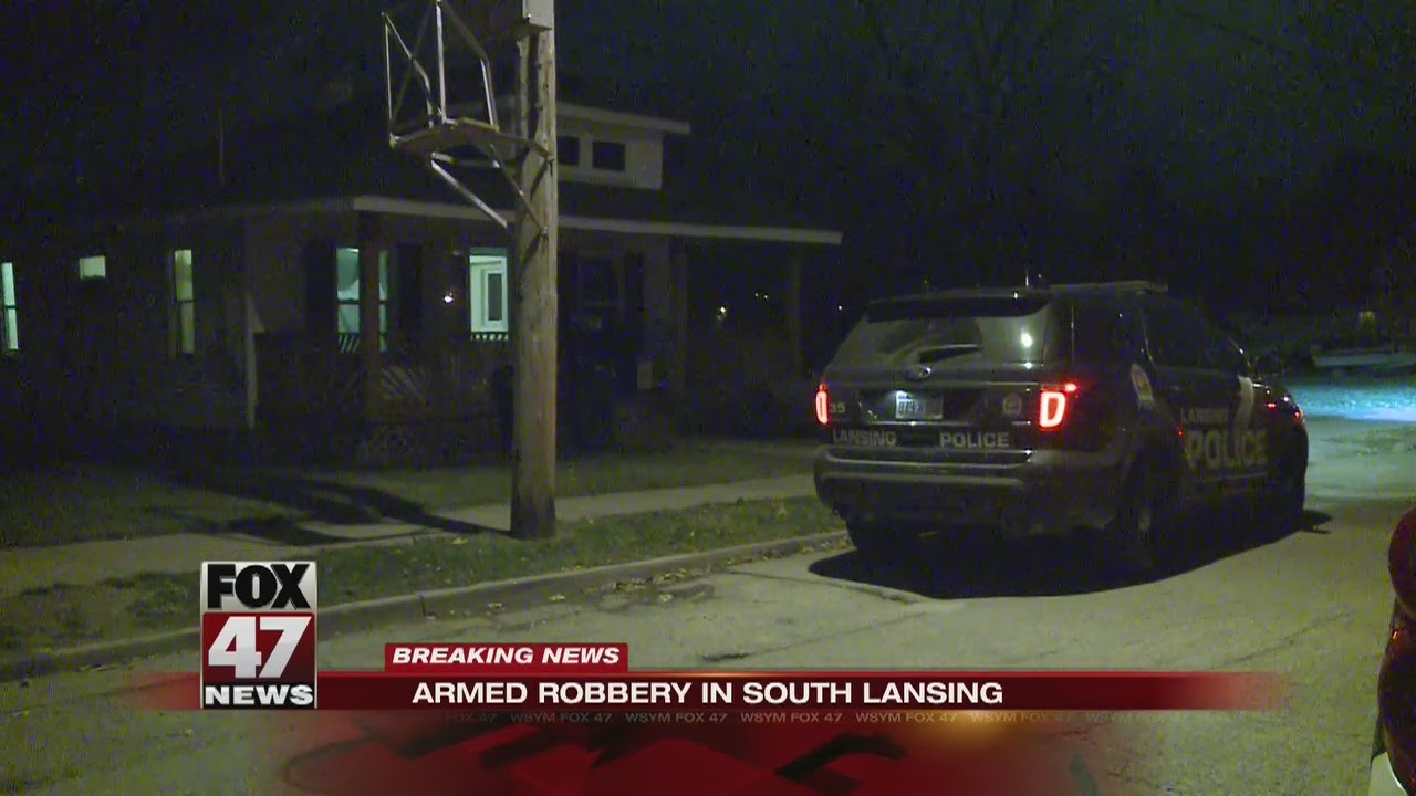 Police search for two men after armed robbery in Lansing - YouTube