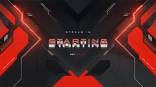 Twitch Animated Starting Soon Screen Template Free Download [Downloads Link]