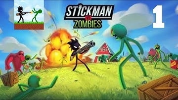 Stickman vs Zombies - Gameplay walkthrough part 1(Android)