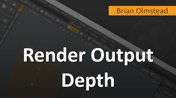 Render Output - Depth in Modo