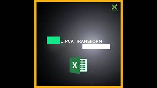 How to apply Principal component analysis in Excel | xl8ml.com