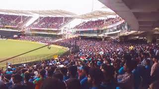 DHONI... DHONI... DHONI... || FANS GONE CRAZY WHEN MSD ENTERING INTO STADIUM || #INDvsAUS