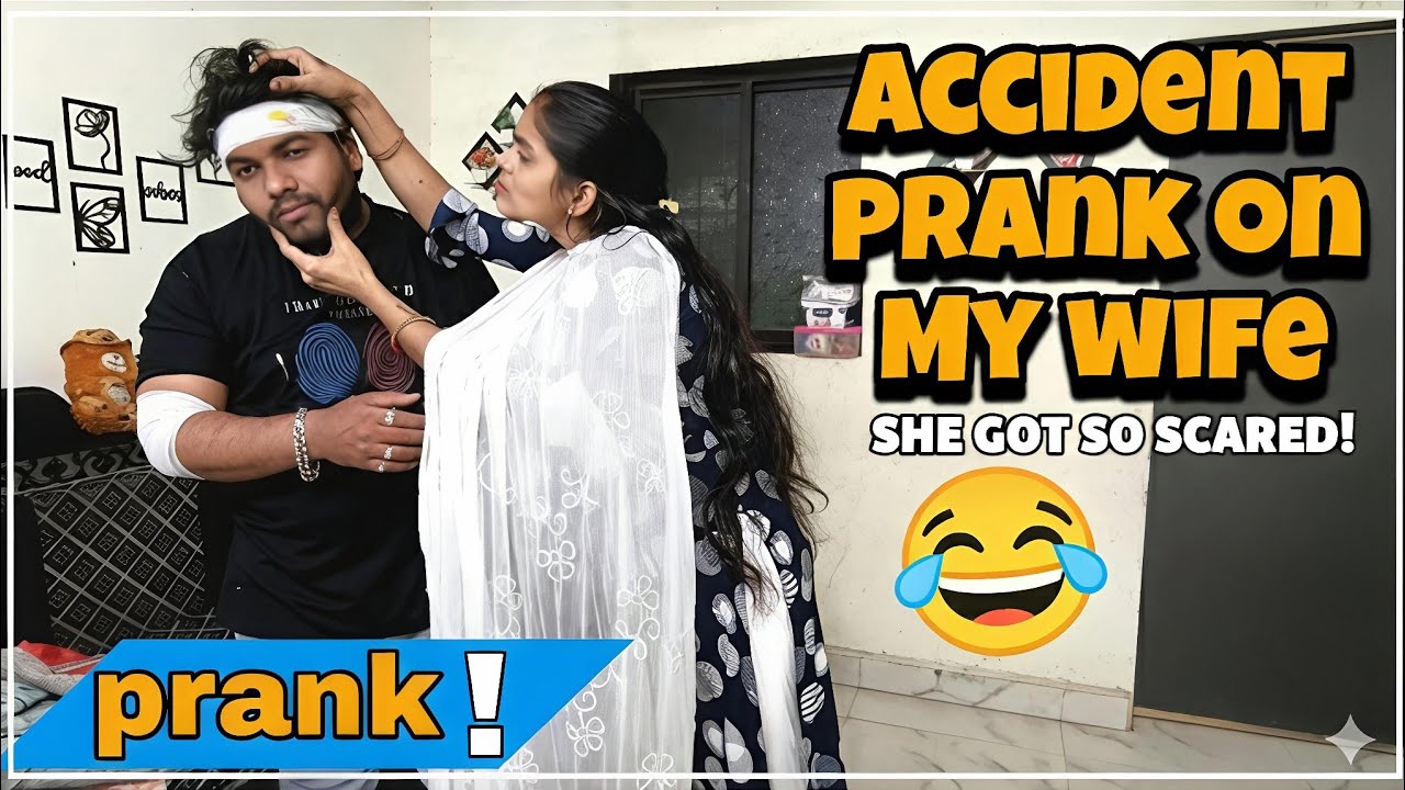 Accident Prank on My Wife Gone WRONG 😱 | Emotional Reaction | Couple Prank