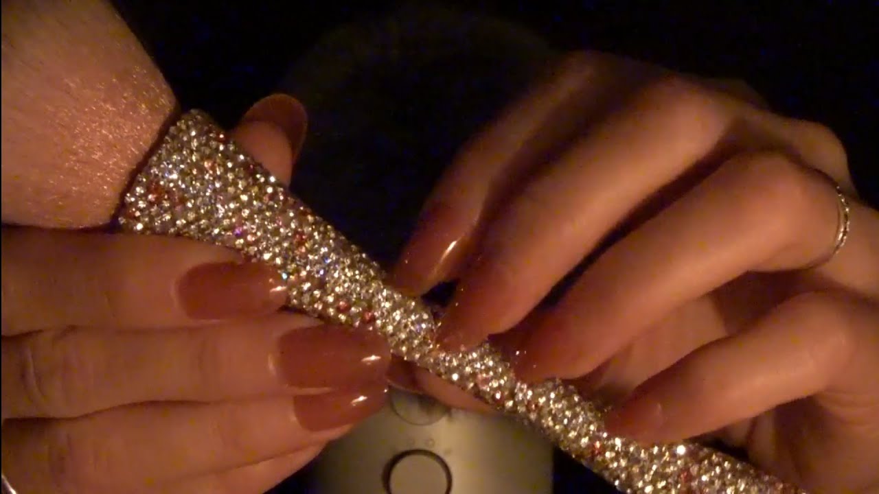 ASMR True Or False ✨️ Whispers & Glitter Brush Tapping | For Deep Sleep