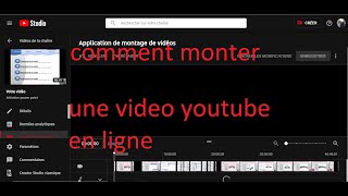 #montage vidéo sur YouTube cours 1