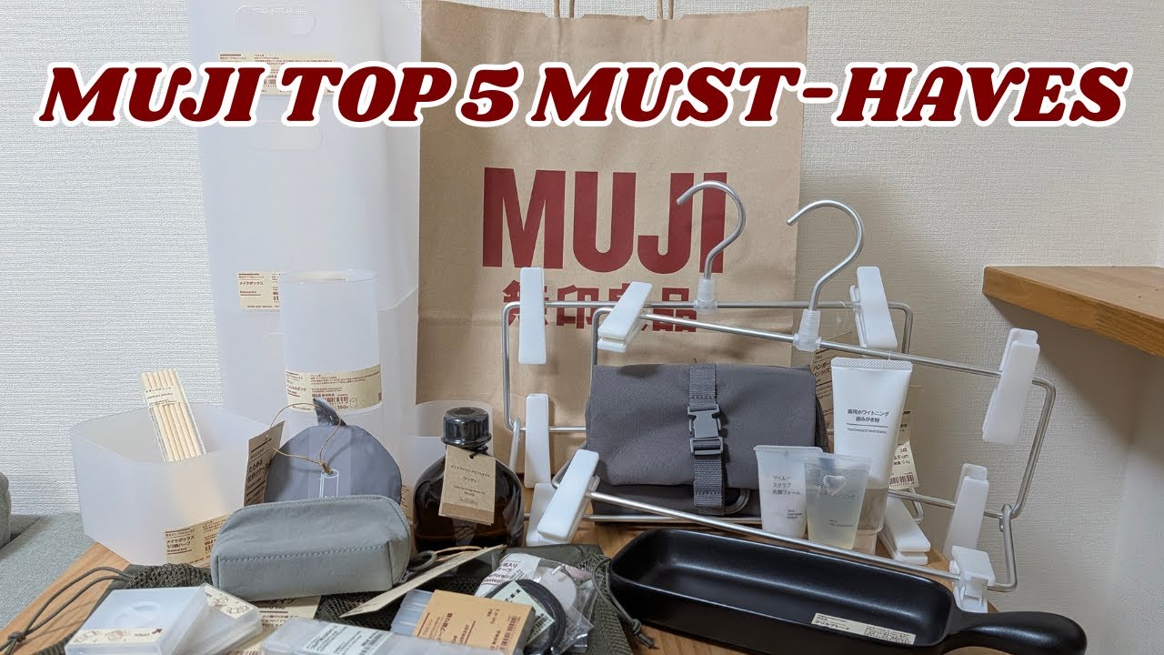 My TOP 5 Muji Must-Haves from Muji Week Japan! (10% OFF HAUL)