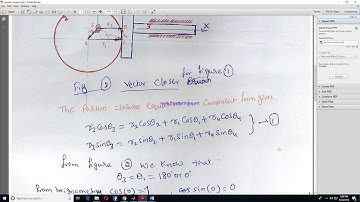 MATLAB code for position analysis and animation of scotch yoke mechanism with higher pair