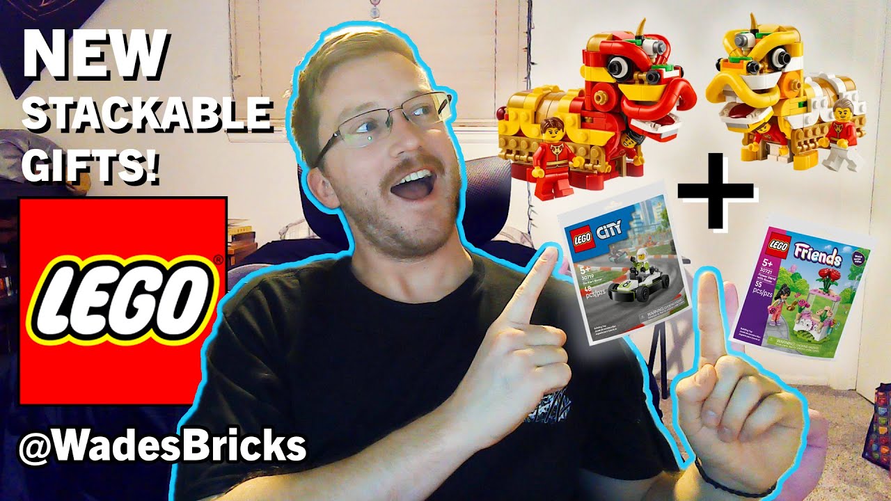 NEW STACKABLE LEGO DISCOUTS Lion Dance GWP + MORE - YouTube