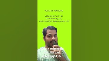 Volatile Keyword | Volatile | Tech IQ Lab #shorts #ytshorts #java #javaprogramming #learning