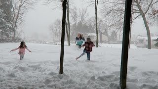 Running Barefoot in the Snow! (WK 264.4) | Bratayley