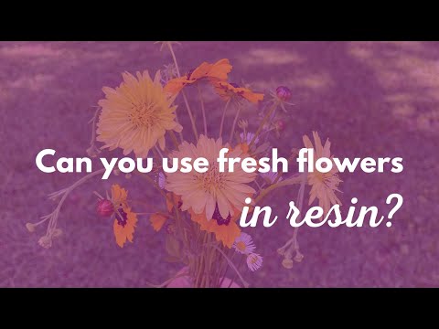 How to Glue Fresh Flowers!