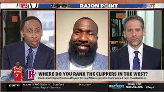 Stephen A Smith reacts to Clippers trading for Rajan Rondo Rips Kendrick Perkins