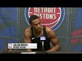 Post-Game Press Conference: Jalen Duren | Pistons @ 76ers | 02.21.25