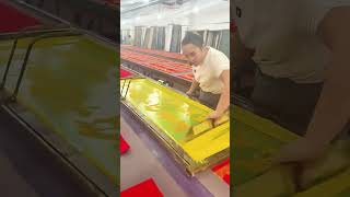 Silk Screen Printing Lucky Red Banners