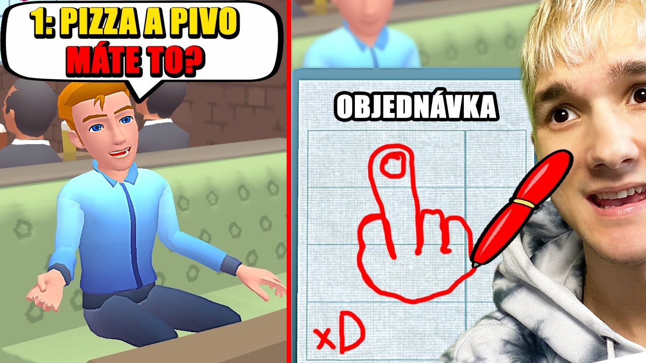 PRACUJI V NEJHORŠÍ RESTAURACI v ČESKÉ REPUBLICE!😫 (Order Please)