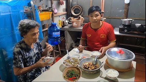 Canh Chua Cơm Mẻ Cá Lóc Rau Muống Đồng | Nét Quê Cần Thơ Vlog