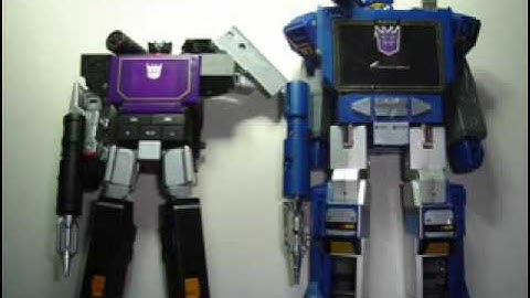 TRANSFORMERS Soundwave/Soundblaster MP3 Player Music Label TOMY TAKARA