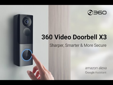 360 Video Doorbell X3: World-leading Radar Sensor Smart Doorbell