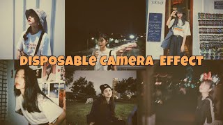 Disposable Camera Filter Effect || Vsco Tutorial