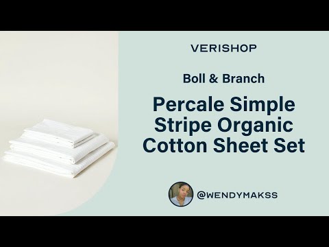Boll & Branch Percale Simple Stripe Organic Cotton Sheet Set Review