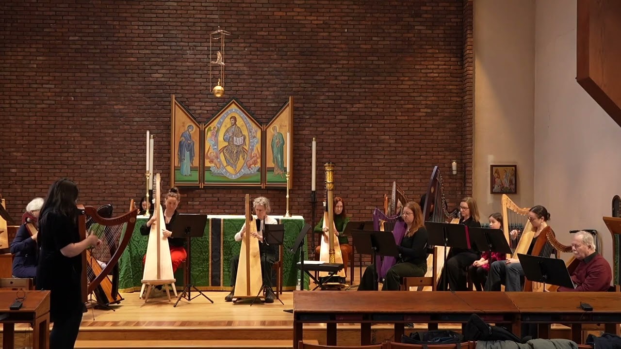 Brian Boru arranged by Mia Theodoratus NYC Harp Orchestra