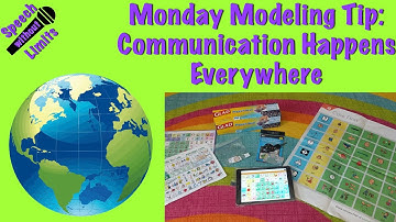Monday Modeling AAC Tip: Communication Happens Everywhere