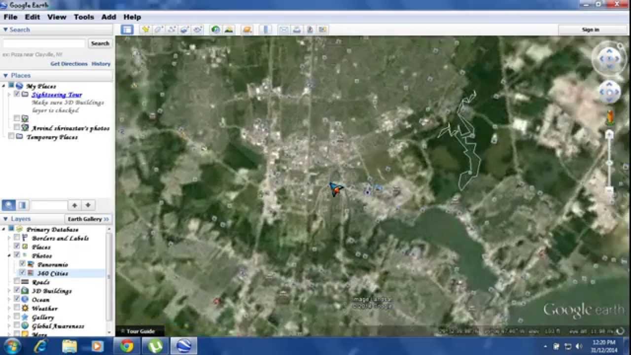 How to explore google earth and panoramio - YouTube