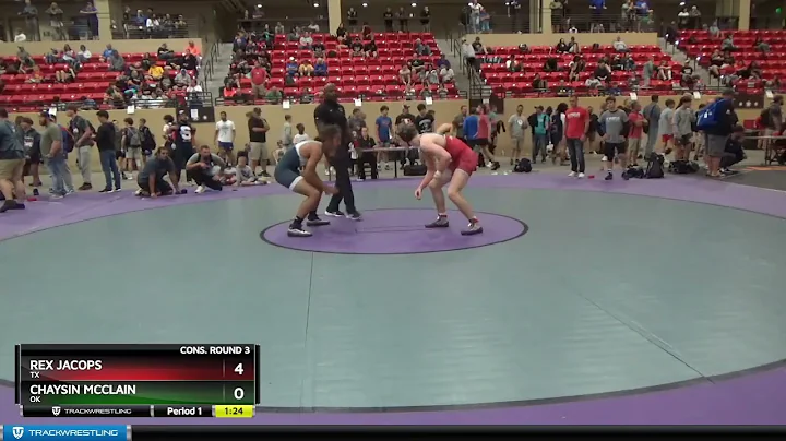 152 Lbs Cons. Round 3 - Chaysin McClain, OK Vs Rex...