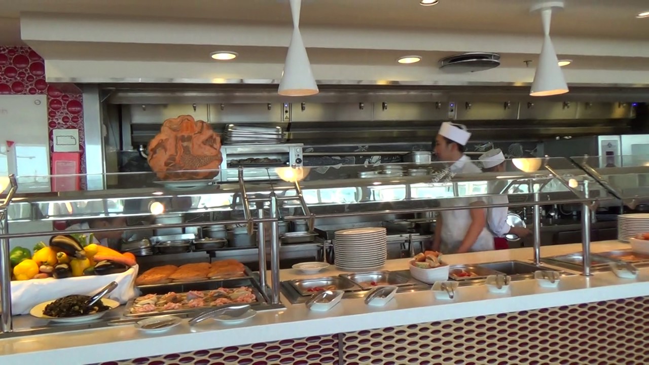 Mein Schiff 3 Kreuzfahrten Video Film Dagmar Mangiapane Buffet Restaurant