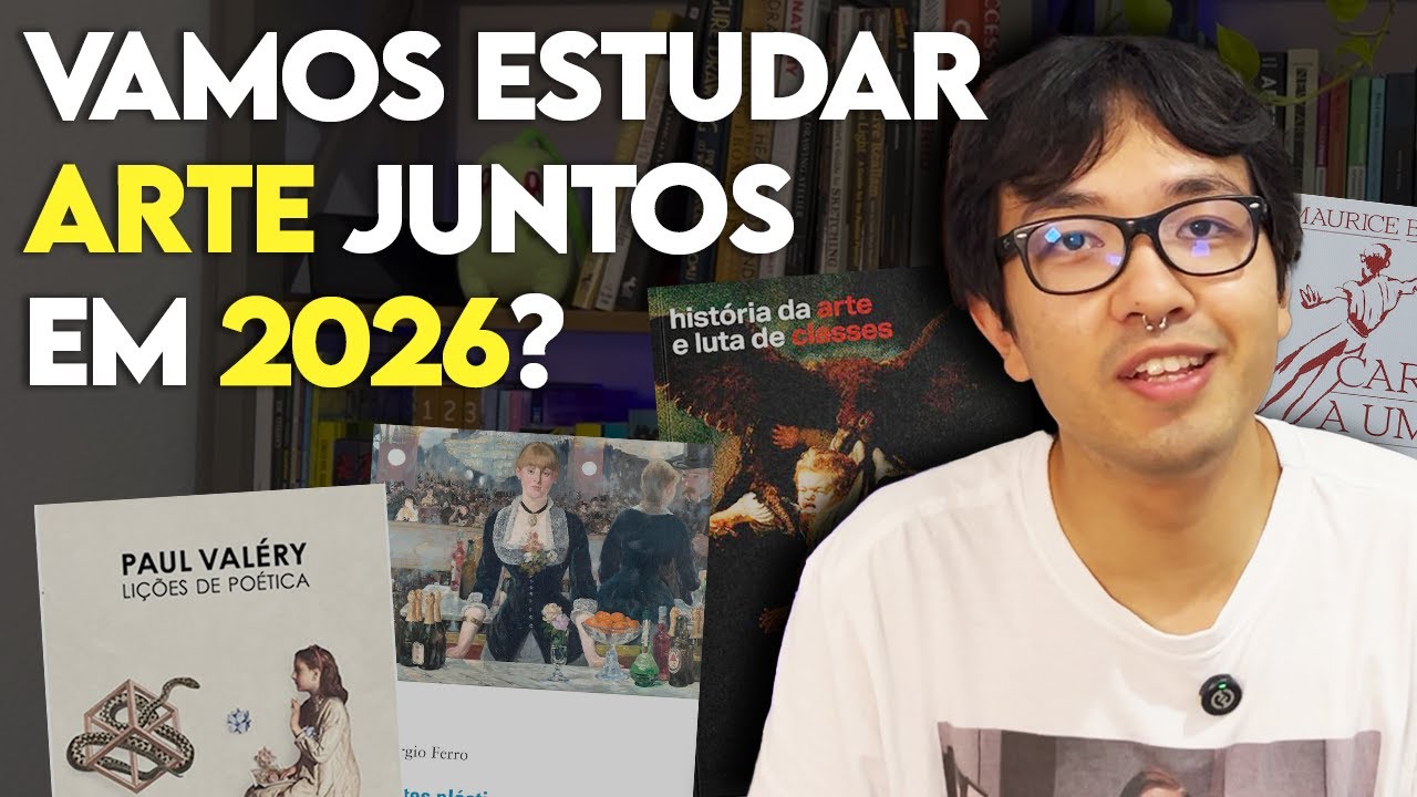 12 LIVROS para estudar (além da) ARTE em 2026!