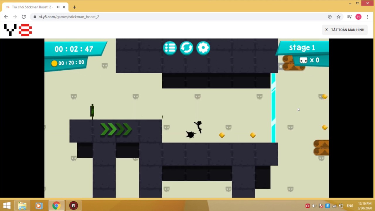 Lần đầu chơi Stickman Boost! 2