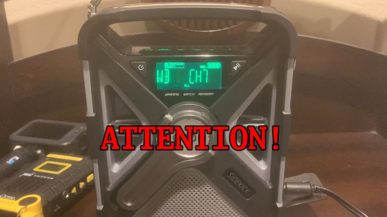 I Played the Simplex Voice Evacuation Message on 3 Weather Radio