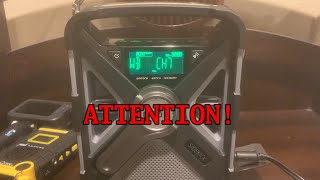 I Played the Simplex Voice Evacuation Message on 3 Weather Radio Recievers