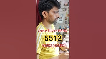 upsssc junior assistant 5512 typing motivation #motivation #upsssc #upsc #motivational #trending