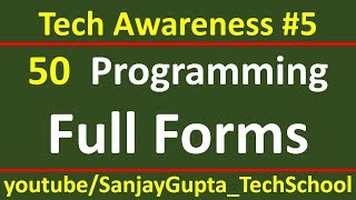 50 Programming Full Forms | By Sanjay Gupta screenshot 1