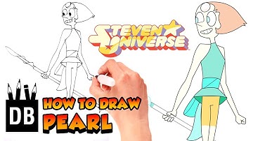 How to Draw Pearl From Steven Universe | 4 Kids