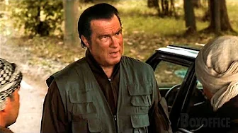Guards ask Steven Seagal his papers, he coldly eliminates them | Flight of Fury | CLIP