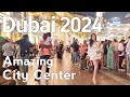 Dubai 4k amazing city center downtown dubai walking tour 