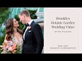Brooklyn Botanic Garden Wedding :: Brooklyn NY Videographer :: NST Pictures :: Elizabeth &amp; Duncan