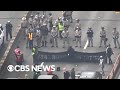 Golden Gate Bridge traffic completely blocked by pro-Palestinian protest