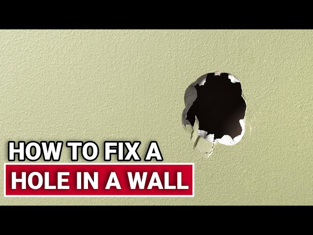 Mullens Home: How to Patch a Wall Hole