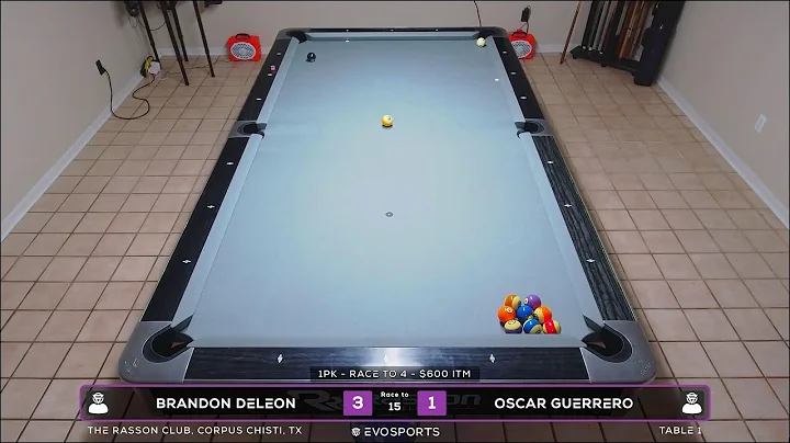 BRANDON DELEON vs OSCAR GUERRERO  - THE RASSON CLUB - TABLE 1 | EvoSports