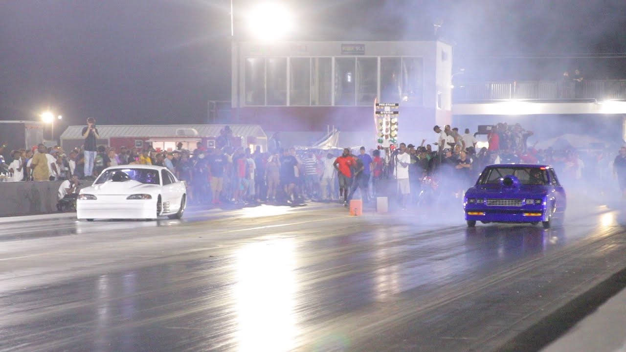 THERE WERE SOME CRAZY CLOSE RACES THAT WENT DOWN AT THIS DRAG RACING ...